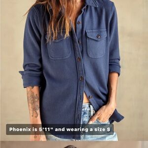 Outerknown Blue Blanket Shirt